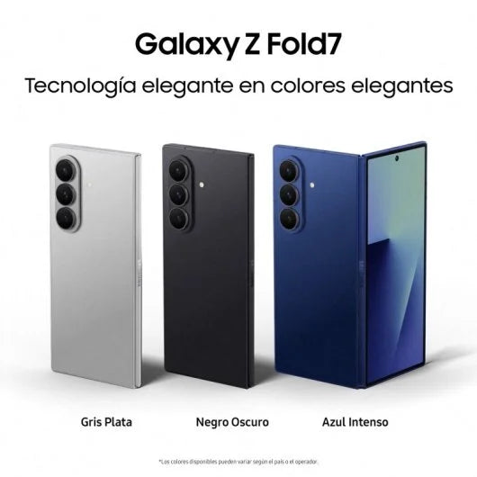 Samsung Galaxy Z Fold7 12GB256GB Azul Intenso Móvil Plegable con IA