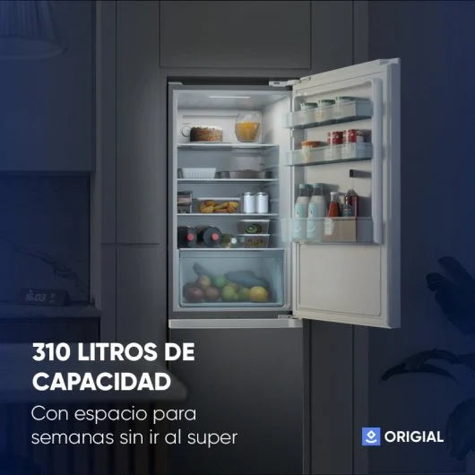 Origial Cool&Freeze 185 Essential White Frigorífico Combi Total No Frost E Blanco
