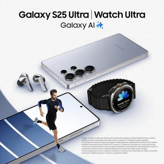 Samsung Galaxy S25 Ultra Smartphone con IA Almacenamiento 256GB Batería 5.000mAh Titanio Gris