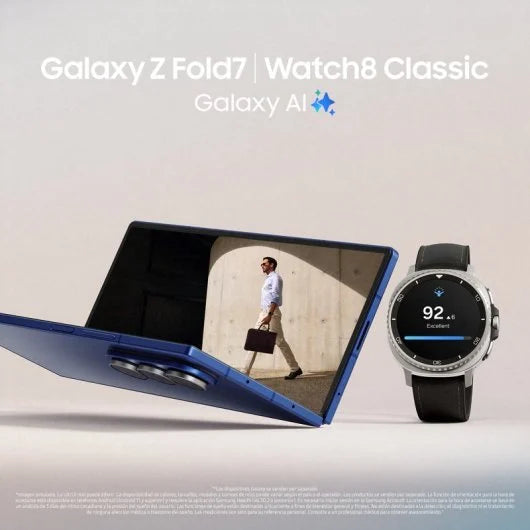Samsung Galaxy Z Fold7 12GB256GB Azul Intenso Móvil Plegable con IA