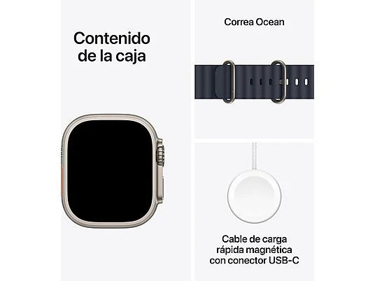 Apple Watch Ultra 2 GPS Cellular 49mm Caja Titanio Correa