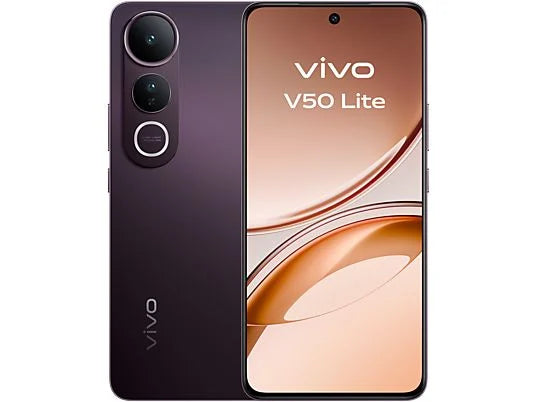 Móvil - vivo V50 Lite, Phantom Black, 256 GB, 8 GB RAM, 6.77 AMOLED, Qualcomm Snapdragon 685, 6500mAh