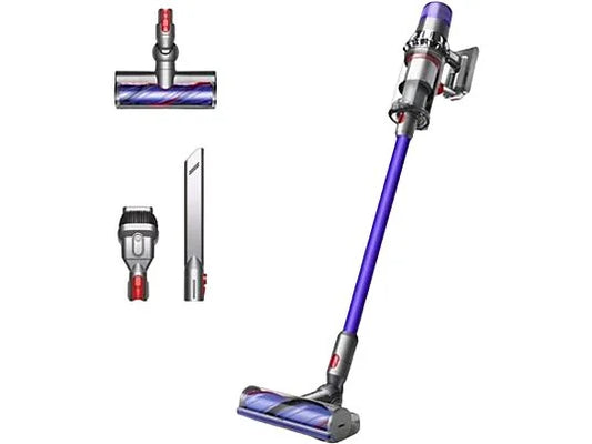 Aspirador escoba - Dyson v11™ Advanced, Potencia succión 200 AW, Autonomía 60 min, Accesorios, 3 Modos, MoradoNíquel
