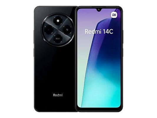 Móvil - Xiaomi Redmi 14C, Negro, 128GB, 6GB RAM, 6.88 HD+, MediaTek Helio G81 Ultra, 5160mAh, Android