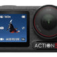 Cámara deportiva - DJI Osmo Action 5 Pro Adventure Combo, 4K, 4h Autonomía, Pantalla táctil 2.5, 64 GB Memoria Interna, Negro