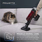 Aspirador escoba - Rowenta RH2079 X-Force Flex 9.60 Animal Care, 100 AW, 0.4 L, 45 min, Tecno.Ciclónica, 3 modos, Ultraligera, Especial Mascotas, Roja