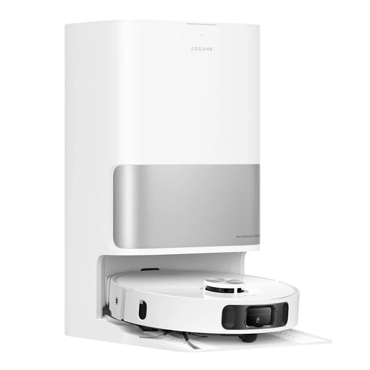 Robot friegasuelos - Dreame L10s Ultra Gen 2, 75W, Base autovaciado, 300 ml Depósito de polvo, Succión 10000 Pa, Blanco