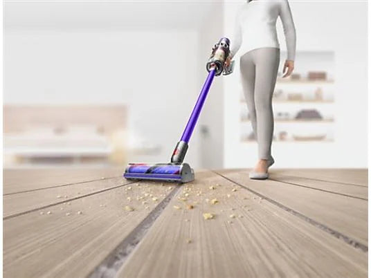 Aspirador escoba - Dyson v11™ Advanced, Potencia succión 200 AW, Autonomía 60 min, Accesorios, 3 Modos, MoradoNíquel