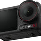 Cámara deportiva - DJI Osmo Action 5 Pro Adventure Combo, 4K, 4h Autonomía, Pantalla táctil 2.5, 64 GB Memoria Interna, Negro