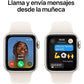 Apple Watch SE (2024), GPS, 40 mm, Caja de aluminio Blanco estrella, Vidrio delantero Ion-X, Correa deportiva Blanco estrella, Talla SM