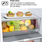 Frigorífico combi - LG GBV21NCDSW, No Frost, 186 cm, 344 l, DoorCooling™, FRESHConverter™, Blanco