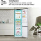 Frigorífico combi - LG GBV3200DPY, Total no Frost, 203 cm, 387 L, DoorCooling+™, FRESHConverter™, Inox antihuellas