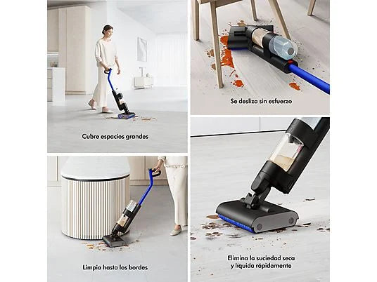 Fregona eléctrica - Dyson WashG1™, Limpieza de húmedo y seco, Sin cables, Autonomía 35 min, Autolimpiante