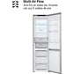 Frigorífico combi - LG GBV3200DPY, Total no Frost, 203 cm, 387 L, DoorCooling+™, FRESHConverter™, Inox antihuellas