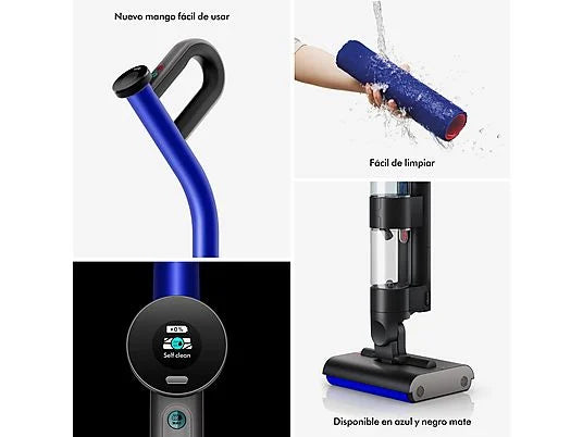 Fregona eléctrica - Dyson WashG1™, Limpieza de húmedo y seco, Sin cables, Autonomía 35 min, Autolimpiante
