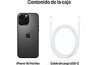 Apple iPhone 16 Pro Max, Titanio Blanco, 256 GB, 5G, 6.9 " OLED Super Retina XDR, Chip A18 Pro, iOS
