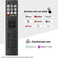 TV LED 65" - Hisense 65A6Q, UHD 4K, Quad Core/MT9603, IA 4K Upscaler, Modo Juego Plus, Control por voz, Negro