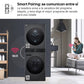 LG WT1210BBF.APBQKIS Lavasecadora Independiente de Carga Frontal 12Kg/22Kg A Negra