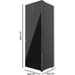 Cecotec Bolero CoolMarket Combi 322 Glass Black D Frigorífico
