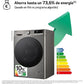LG - lavadora F4WR7009AGS 9kg 1400rpm Inox a