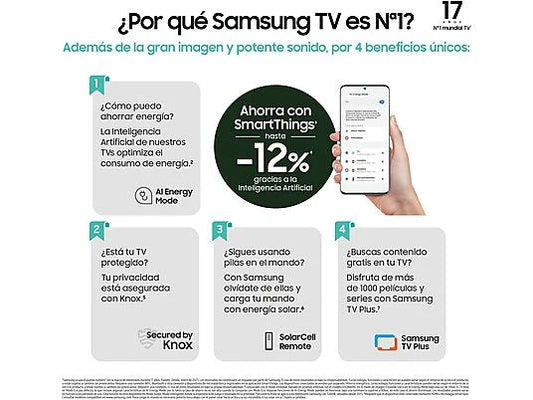 Televisor Samsung TQ55Q64CAUXXC 55 Qled 4K Smart TV