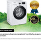 Lavadora carga frontal - Samsung WW80TA026AEEC, 8 kg, 1200 rpm, 14 Programas, Blanco