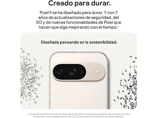 Móvil - Google Pixel 9, Obsidiana, 128 GB, 12 GB RAM, 6.3 Actua OLED, Google Tensor G4, 4700 mAh, Android 14