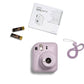 Kit cámara instantánea Fujifilm Instax Mini 12 Lila