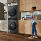 LG WT1210BBF.APBQKIS Lavasecadora Independiente de Carga Frontal 12Kg/22Kg A Negra