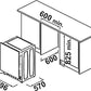 Lavadora Integrable Candy CBW 48TWME-S 8kg