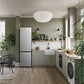 Frigorífico combi - LG GBV3200DPY, Total no Frost, 203 cm, 387 L, DoorCooling+™, FRESHConverter™, Inox antihuellas