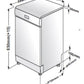Lavavajillas Beko DVS05024W Blanco (45 cm)