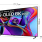 TV OLED 77 - LG OLED77Z39LA, OLED 8K, Inteligente α9 8K Gen6, Smart TV, DVB-T2 (H.265), Negro