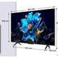 TV QLED 43" - TCL 43P7K, UHD 4K, AiPQ Processor, Smart TV, DVB-T2, 60 Hz, Pantalla HVA, Dolby Atmos, Negro