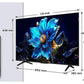 TV QLED 50" - TCL 50P7K, UHD 4K, AiPQ Processor, Smart TV, DVB-T2, 60 Hz, Pantalla HVA, Dolby Atmos, Negro