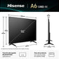 TV LED 55 - Hisense 55A6Q, UHD 4K, Quad CoreMT9603, IA 4K Upscaler, Modo Juego Plus, Control por voz, Negro