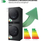 LG WT1210BBF.APBQKIS Lavasecadora Independiente de Carga Frontal 12Kg/22Kg A Negra