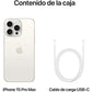 Apple iPhone 15 Pro Max 256GB Blanco titanio